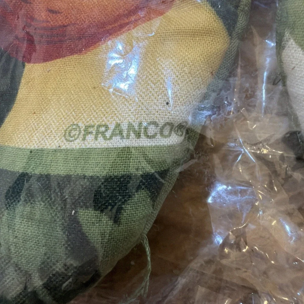 Vintage Franco Apple Theme Cottage Core oven Mitt New Old Stock